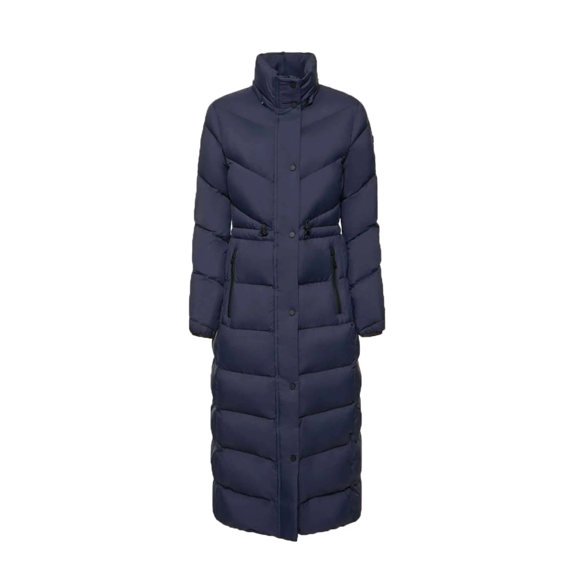 Moose Knuckles Womens Flighweight Belle Cote Parka in Navy