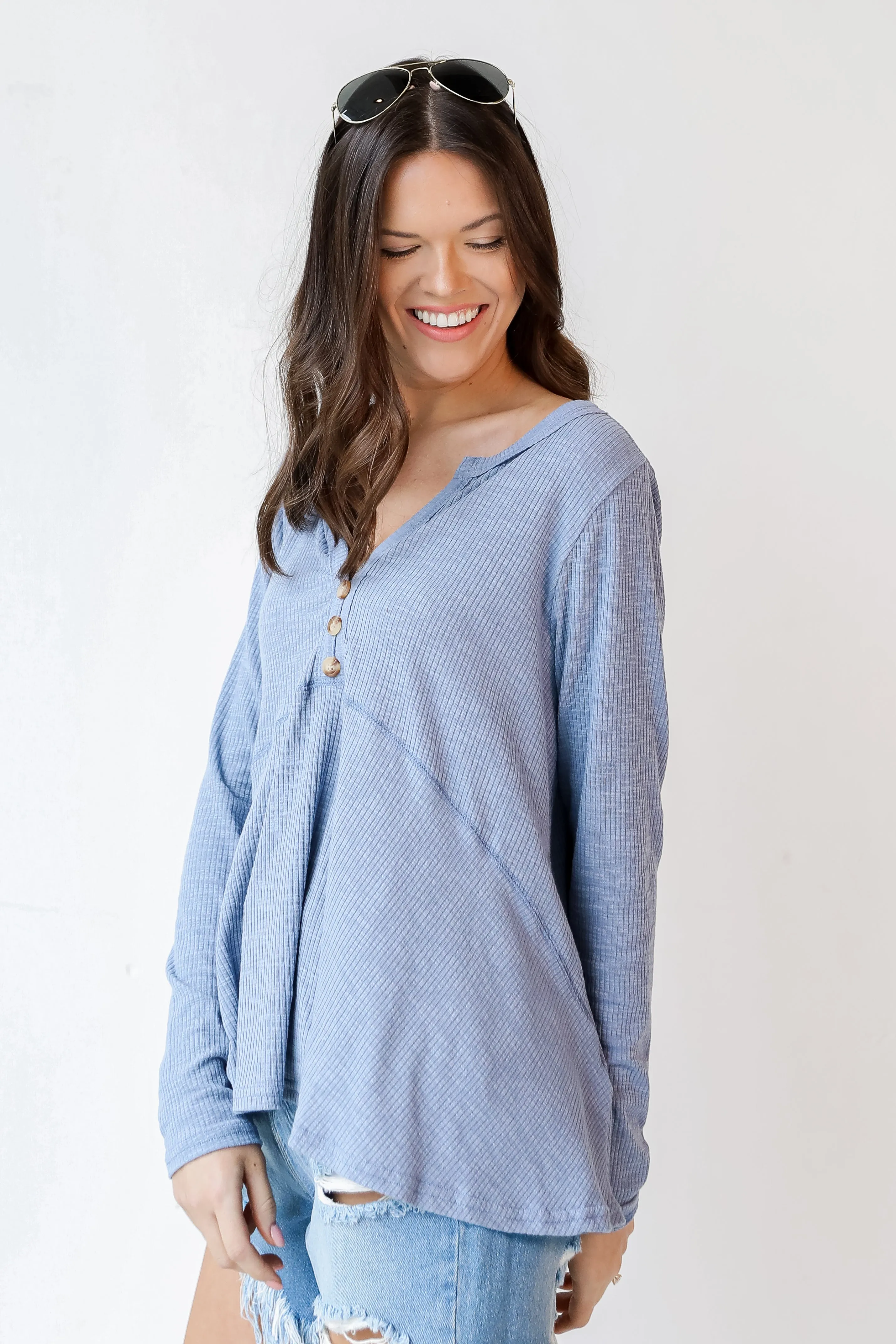 Wonders Of Love Knit Babydoll Top